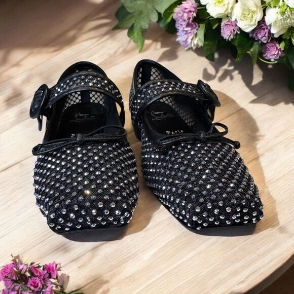 NWT Christian Louboutin Mamastrapitina Flats (12) - Picture 1 of 12